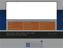 Tablet Screenshot of eurofins.com.br