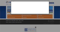 Desktop Screenshot of eurofins.es
