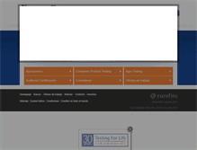 Tablet Screenshot of eurofins.es